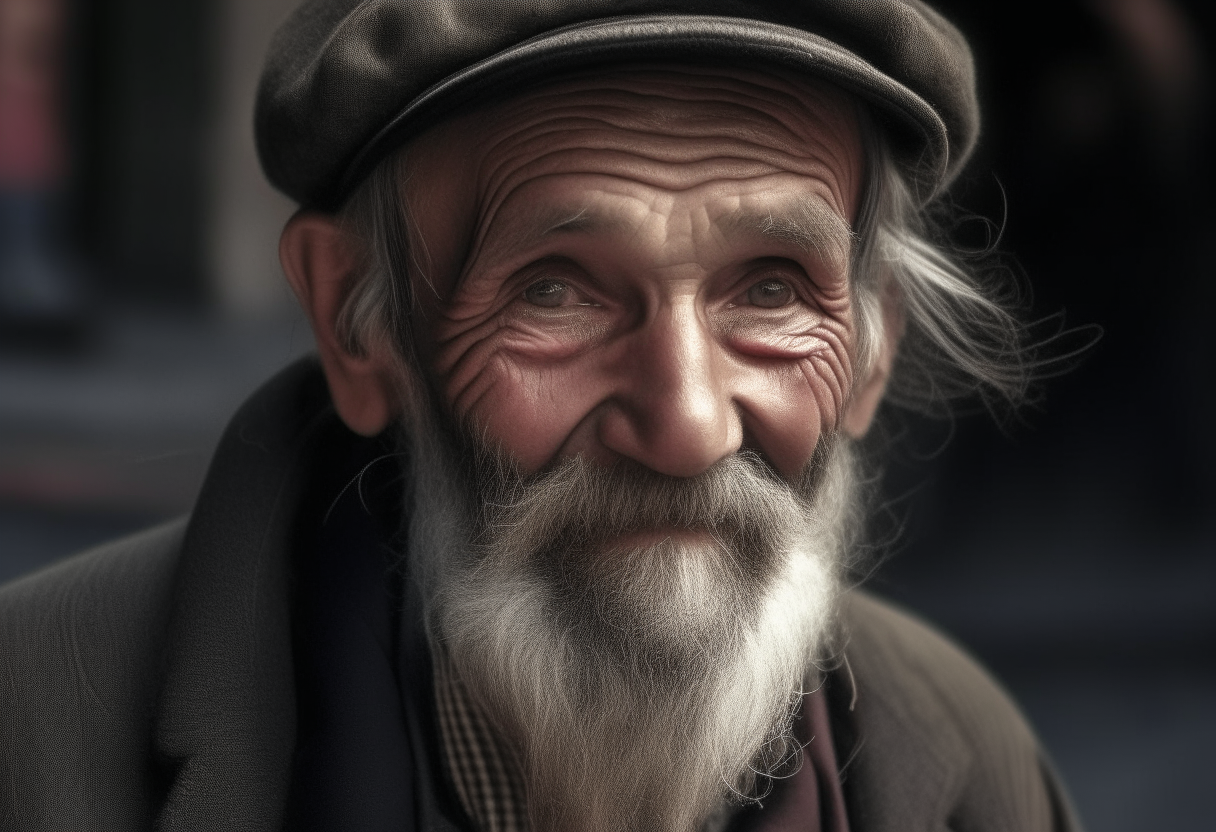 An old shameless man  