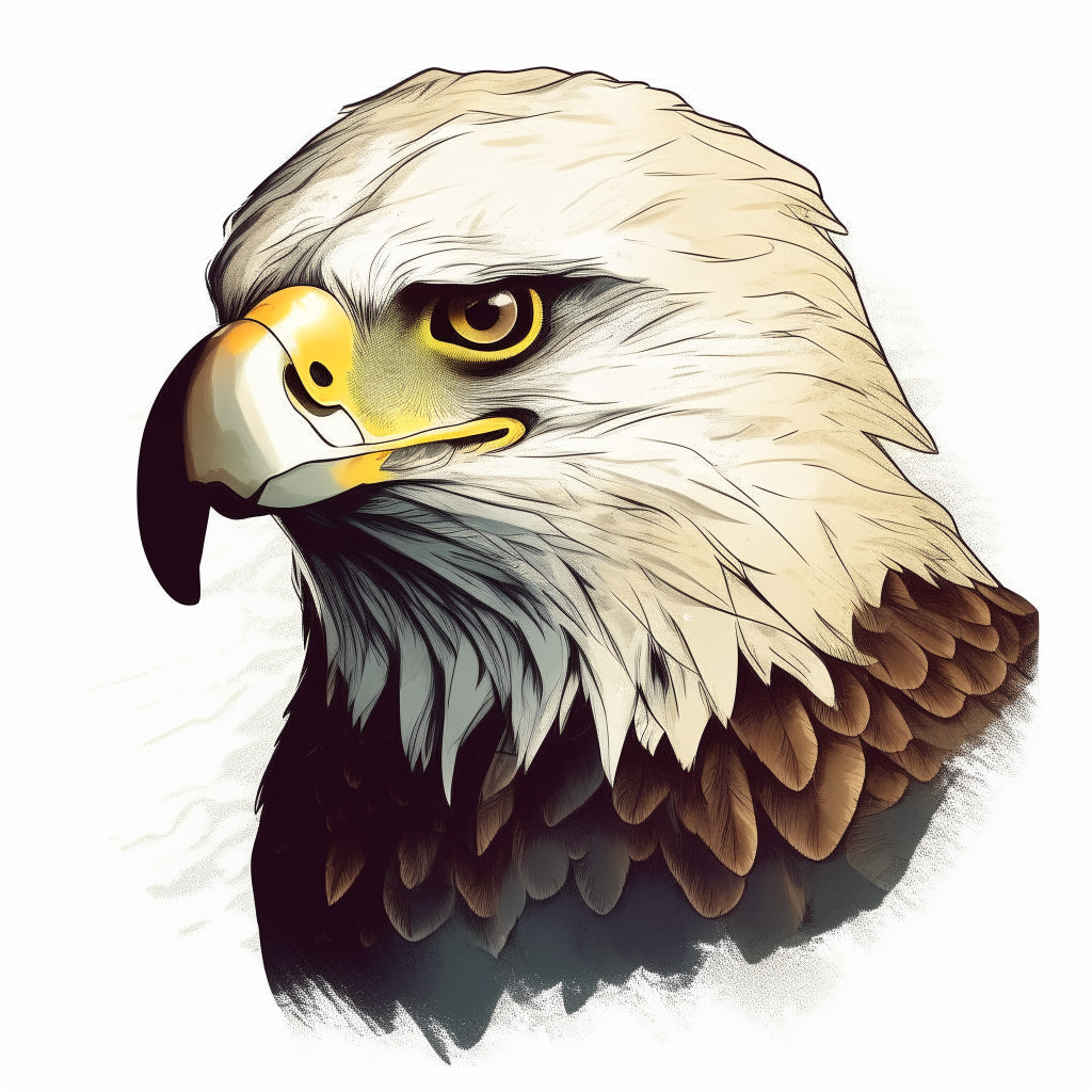 An eagle design similar to the original from image 1