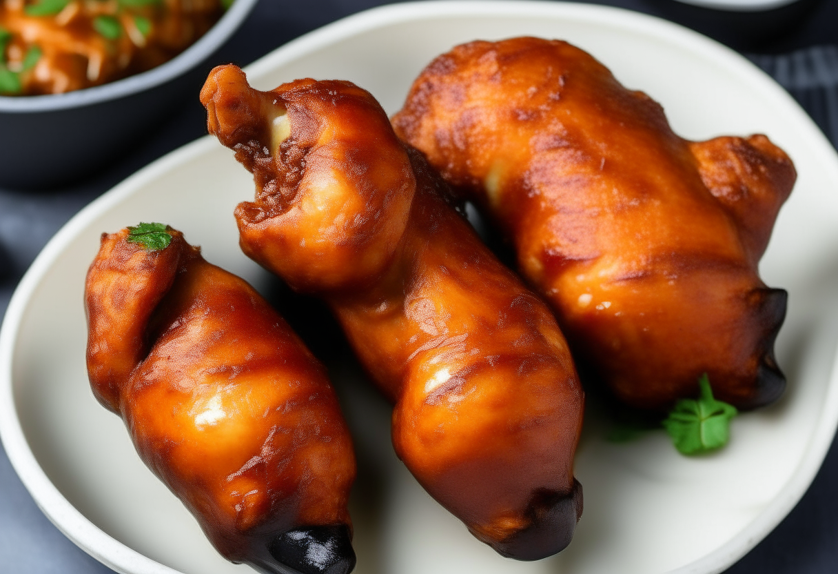 AIR FRYER BBQ CHICKEN DRUMSTICKS
