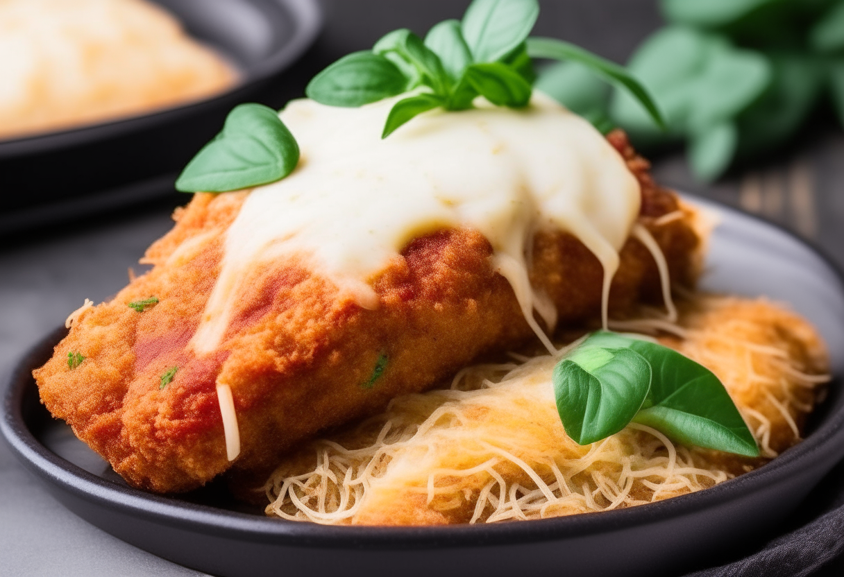 AIR FRYER CHICKEN PARMESAN
