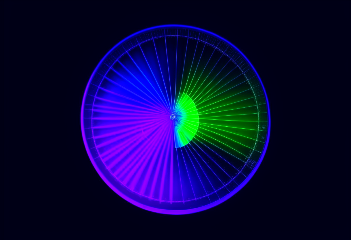 psychedelic color wheel.