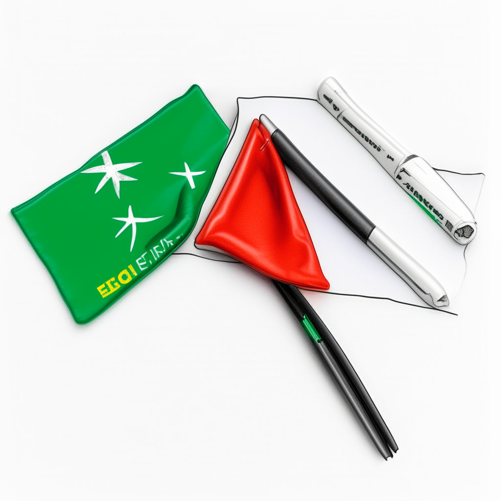 the flags of the European Union and Bulgaria drawn side by side on a white background with a black felt-tip pen, square the flags are drawn neatly but with a hand-drawn look as if done quickly with a marker