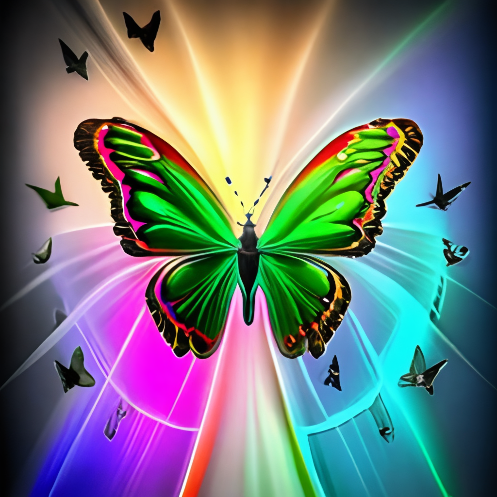 change the Neon butterfly to a Butiful Butterfly