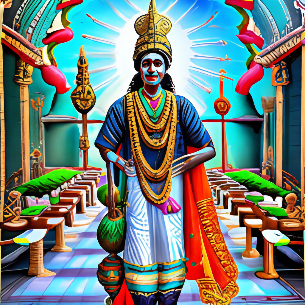 Shree Hari Vishnu ji with his many avtar 