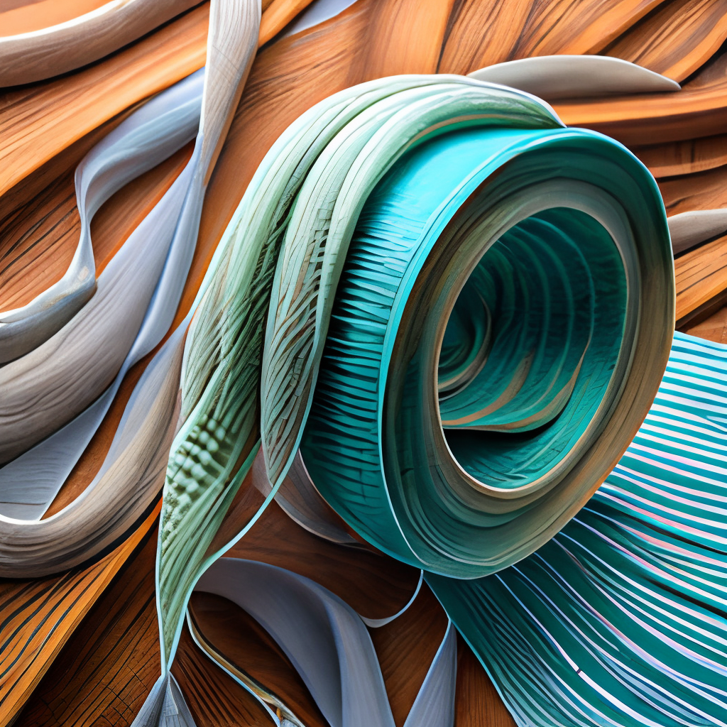 twist the blue tape into a spiral