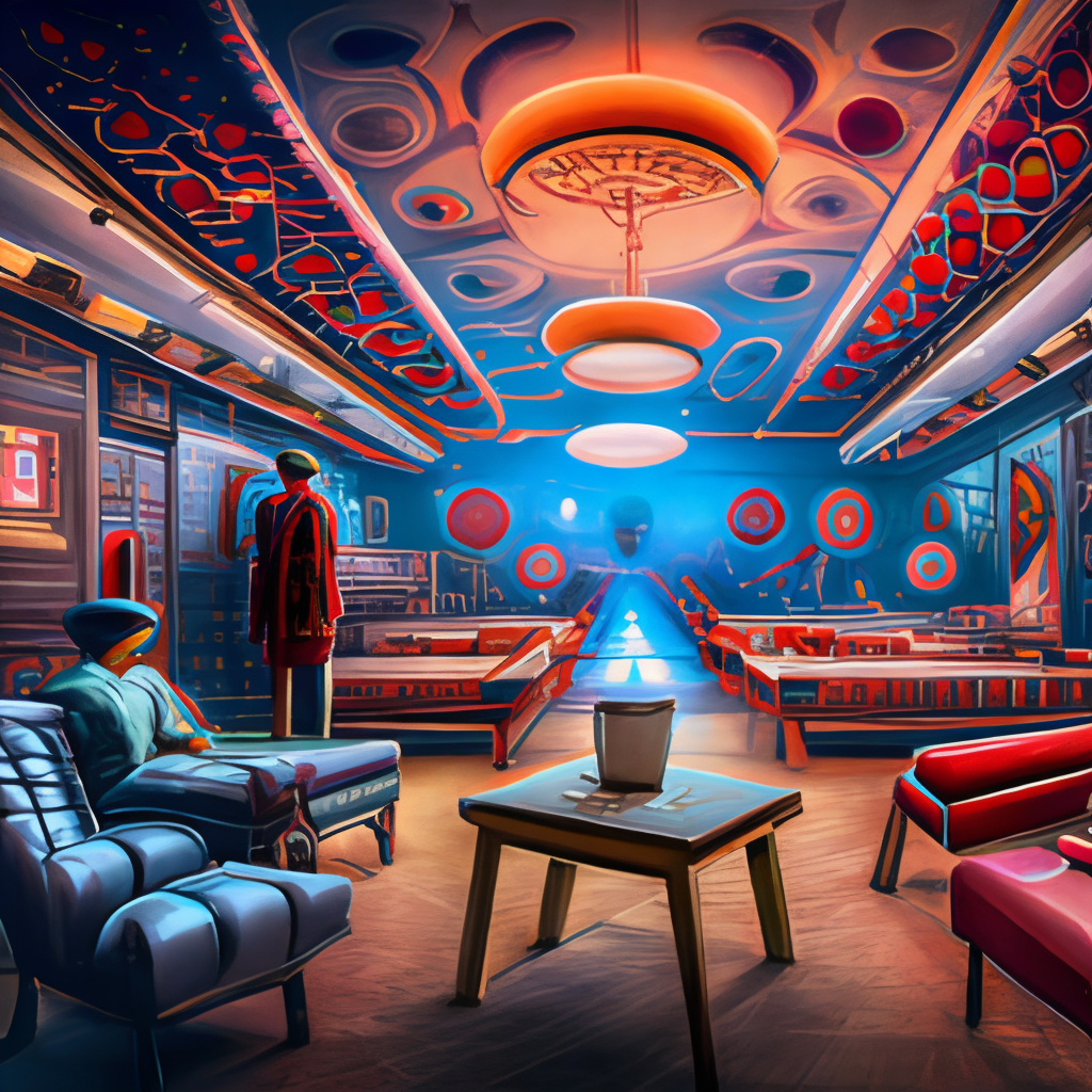 La imagen muestra el interior de una base militar al estilo de la serie the strangerthing,full HD,16k,hiperrealismo,3/4 portrait,colores vibrantes