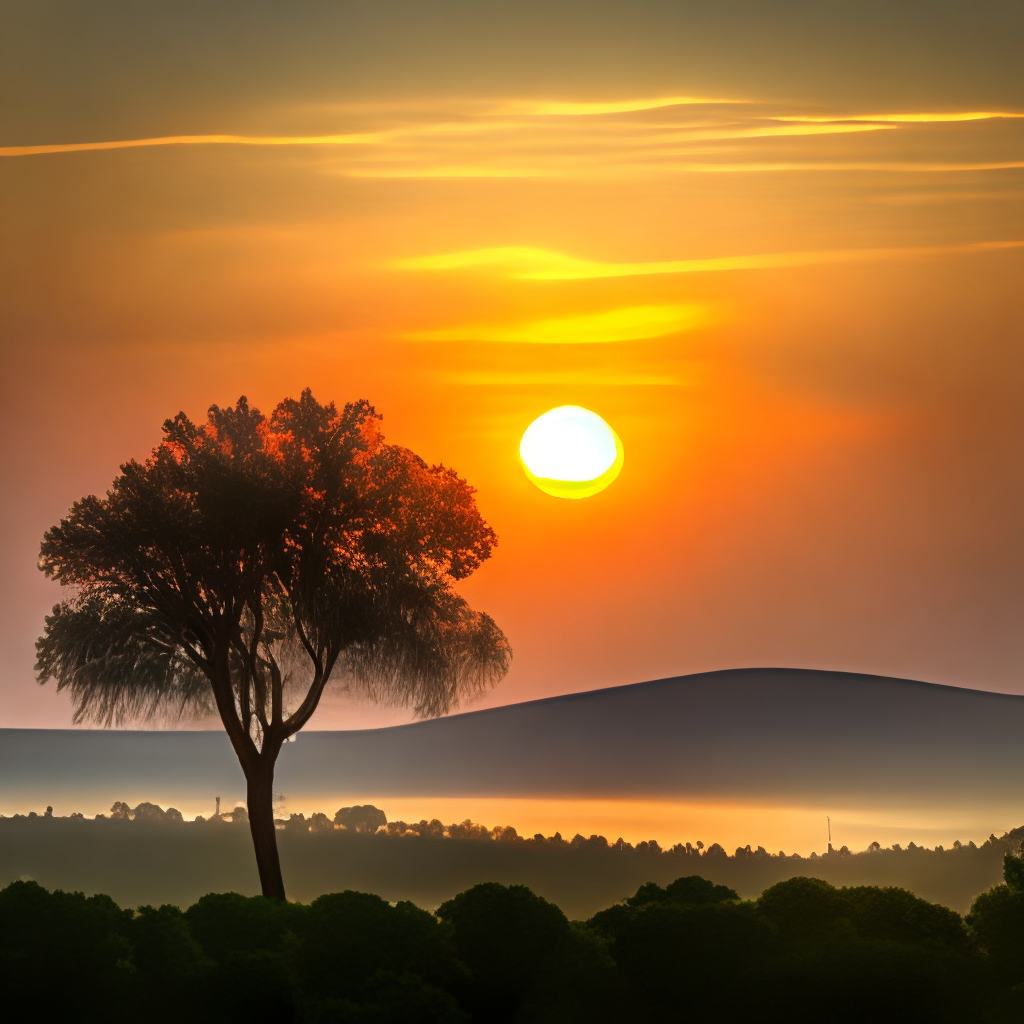 a golden sunset made of gold 