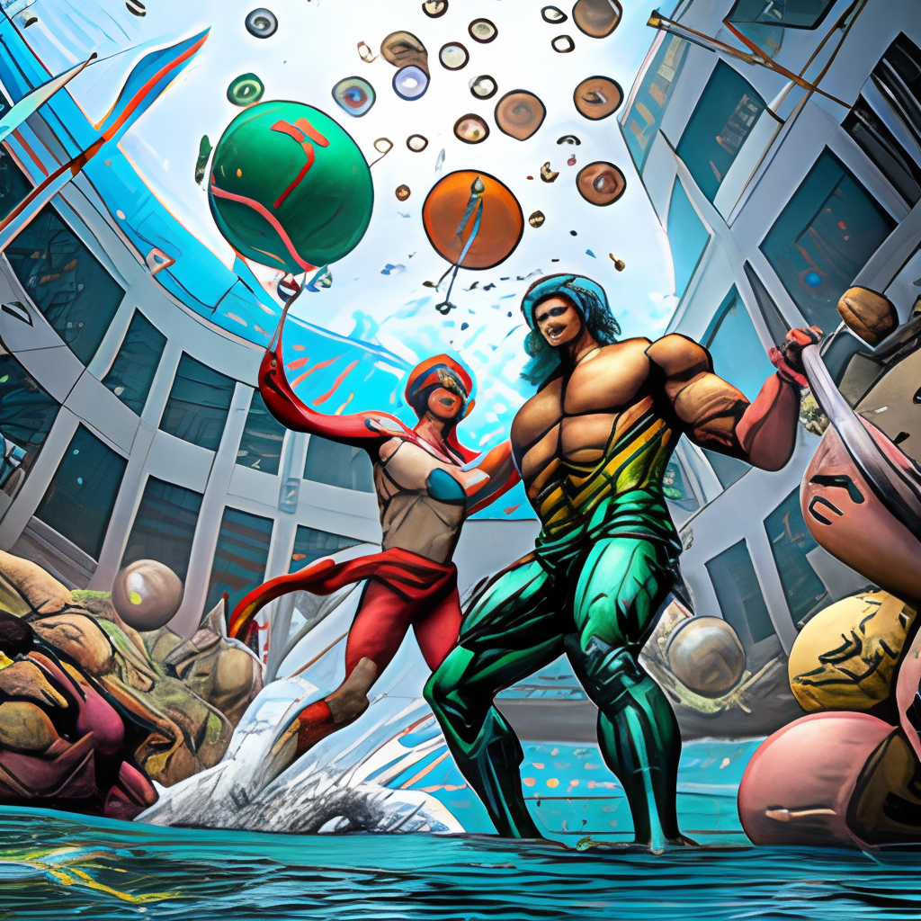 a atlas god fight with Aquaman