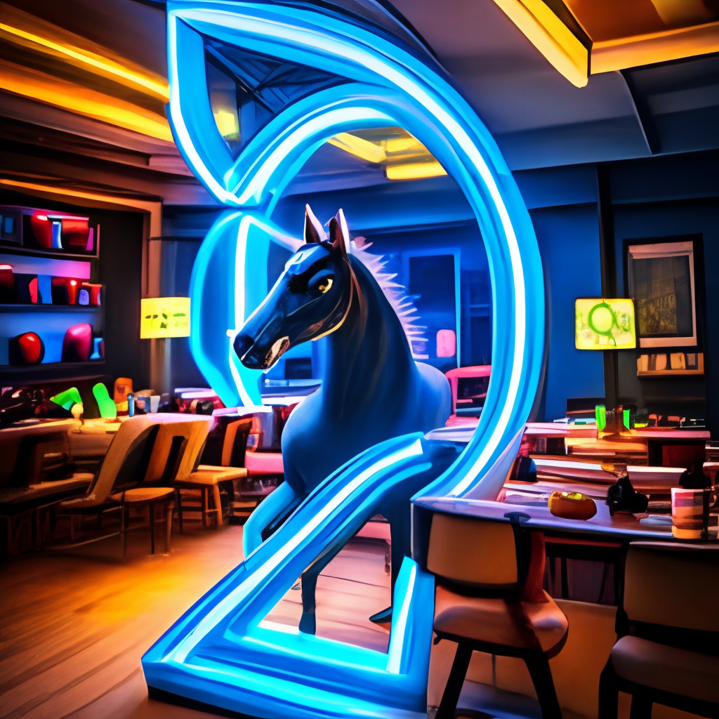 Horse neon