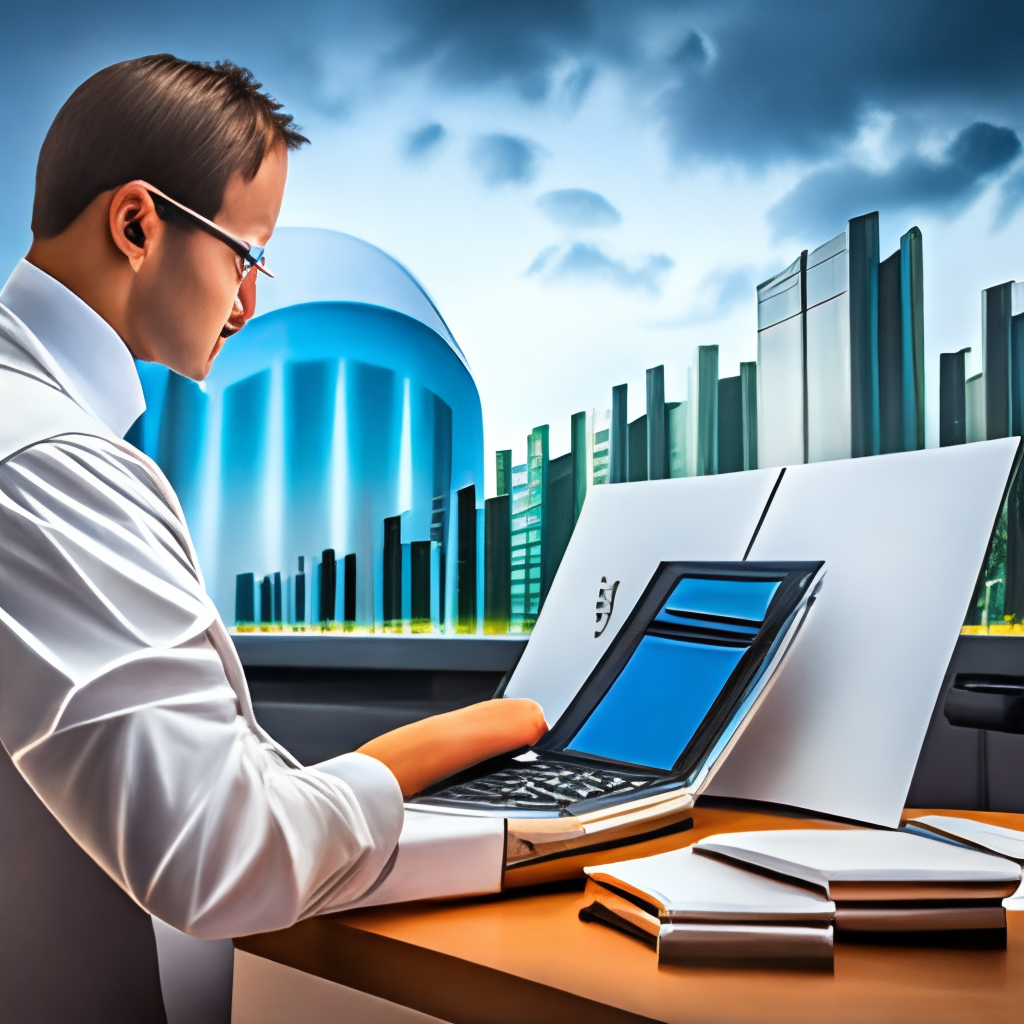 a accountant officer work with excel