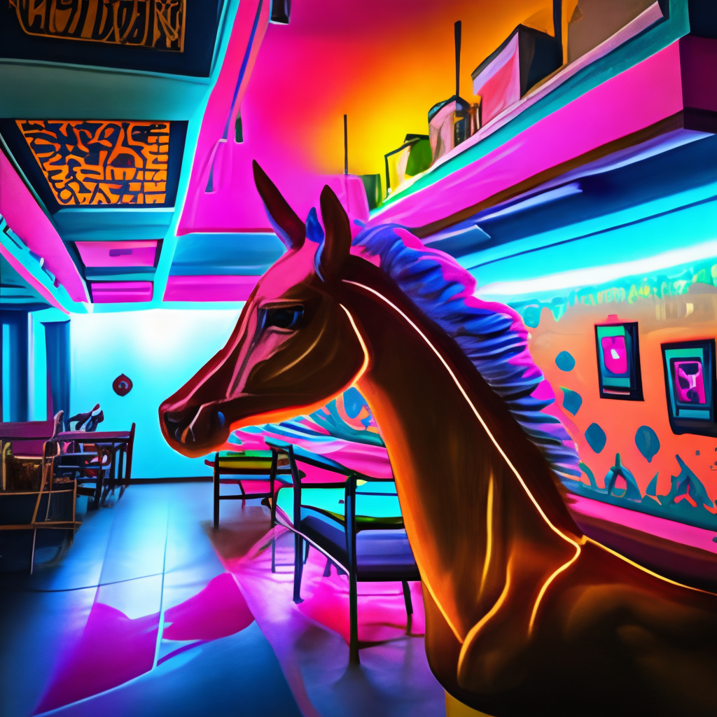 Horse neon
