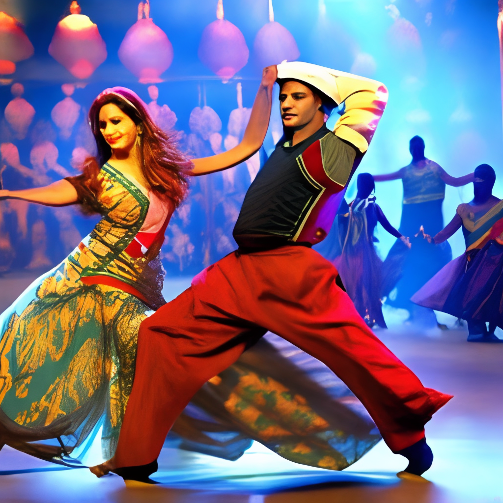 Bollywood movie dance