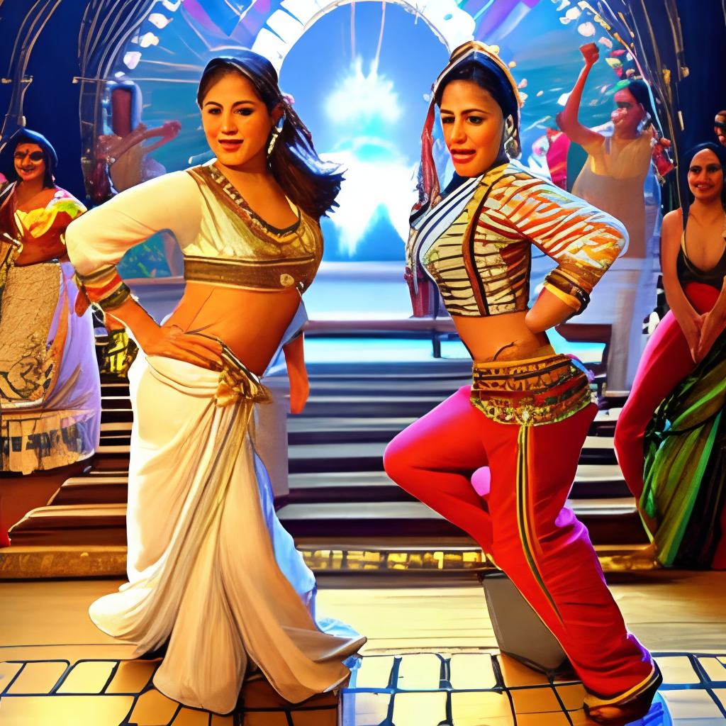 Bollywood dancing
