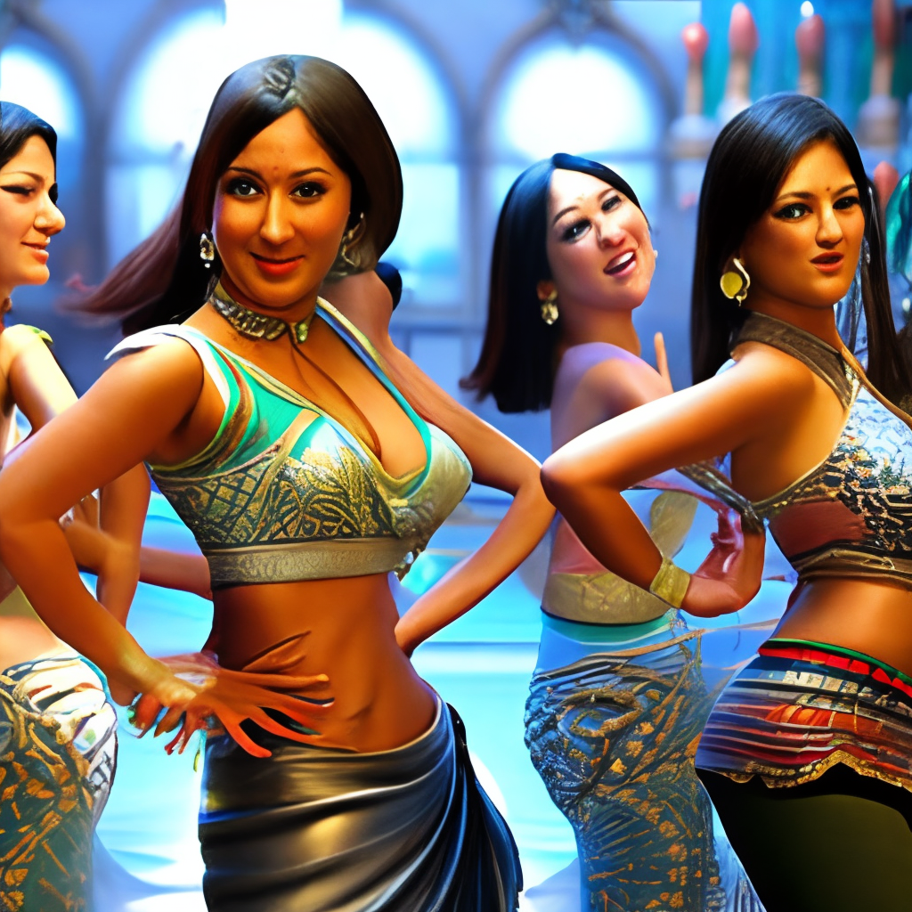 Bollywood babes dancing