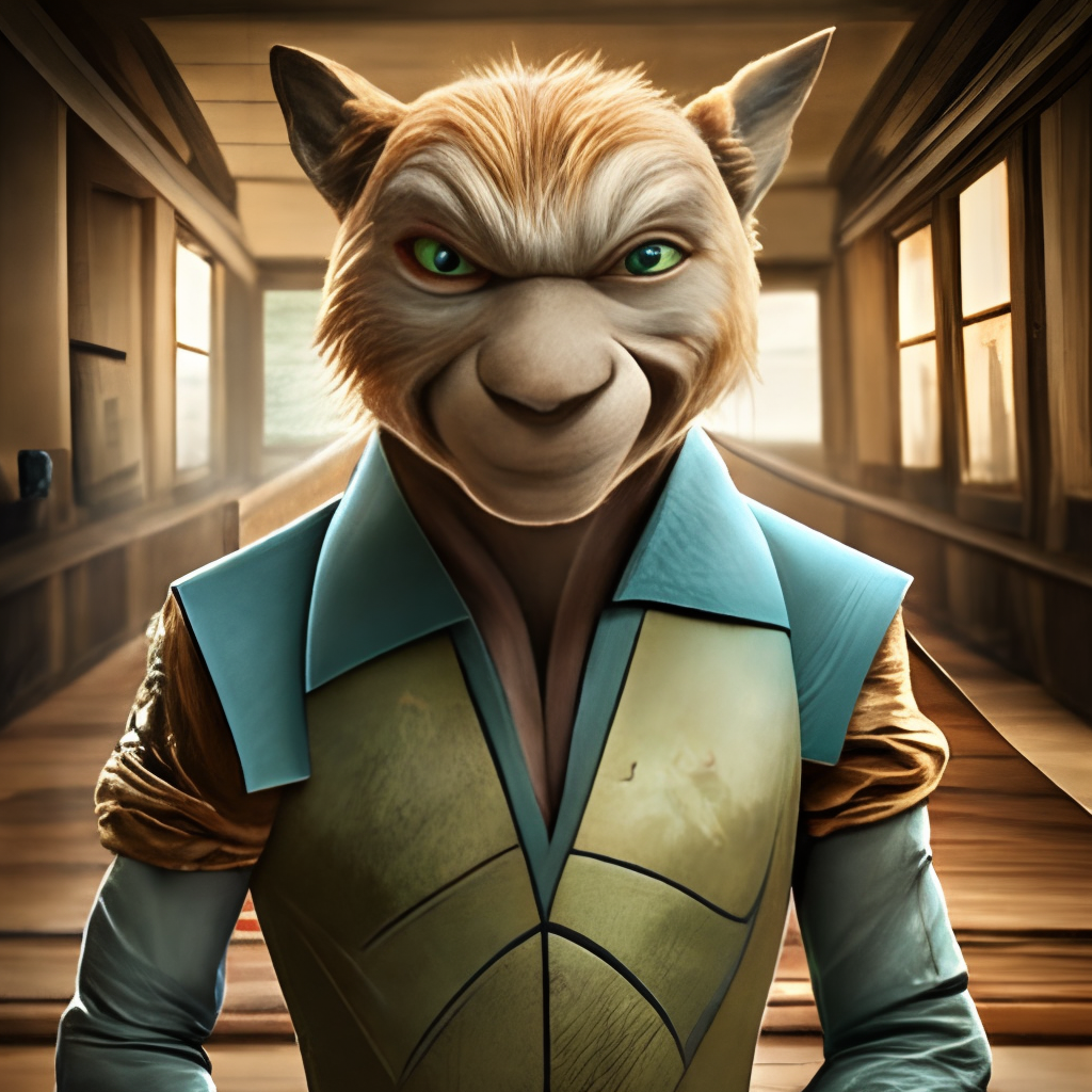 Splinter with Ninja turtle movie 