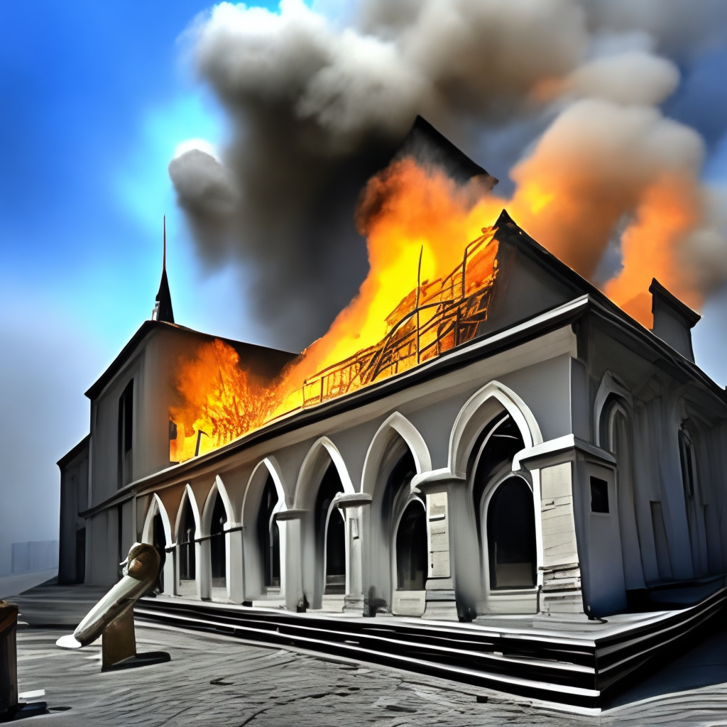 church burning
