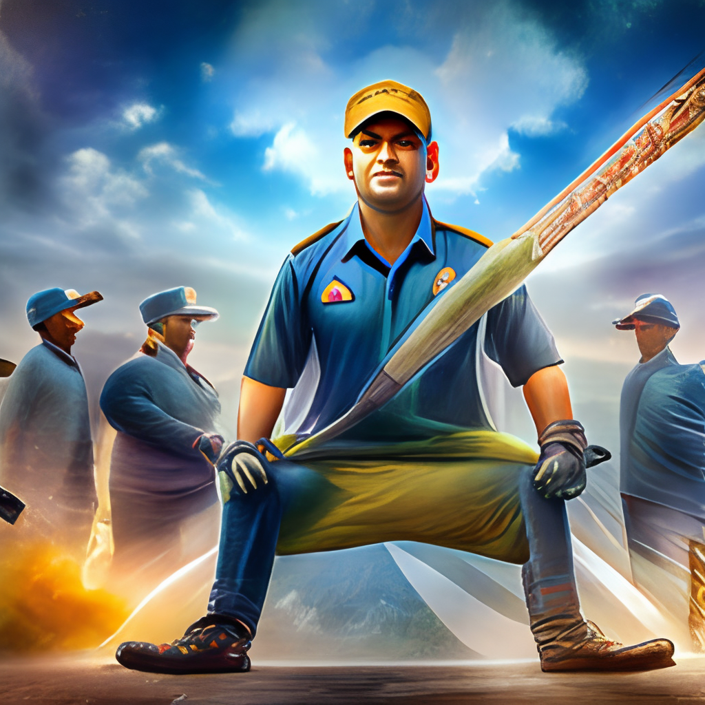 Mahendra Singh Dhoni's helicopter shots