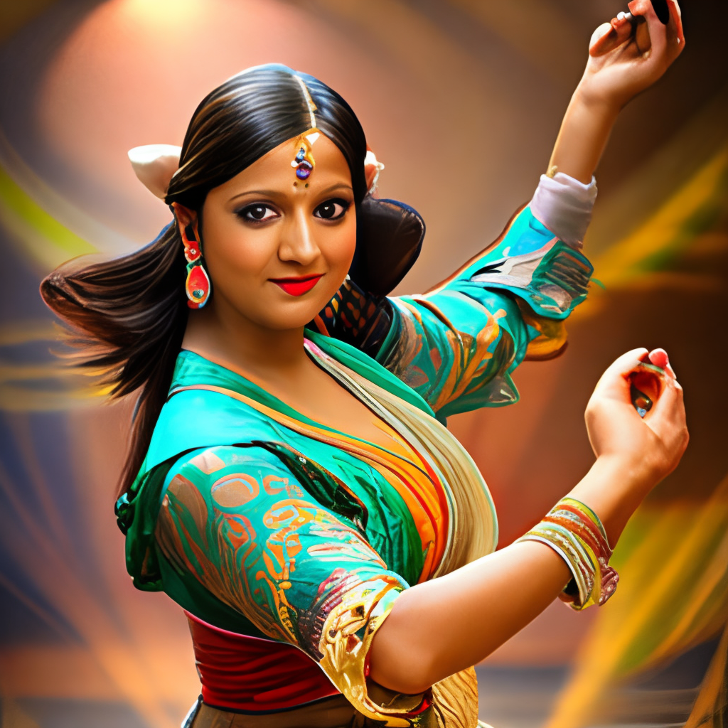 Beautiful bollywood dancer