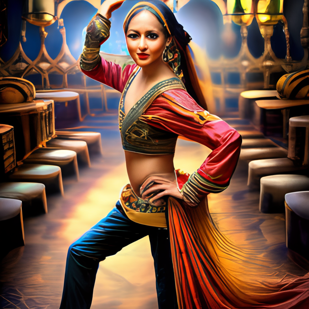 Beautiful bollywood dancer