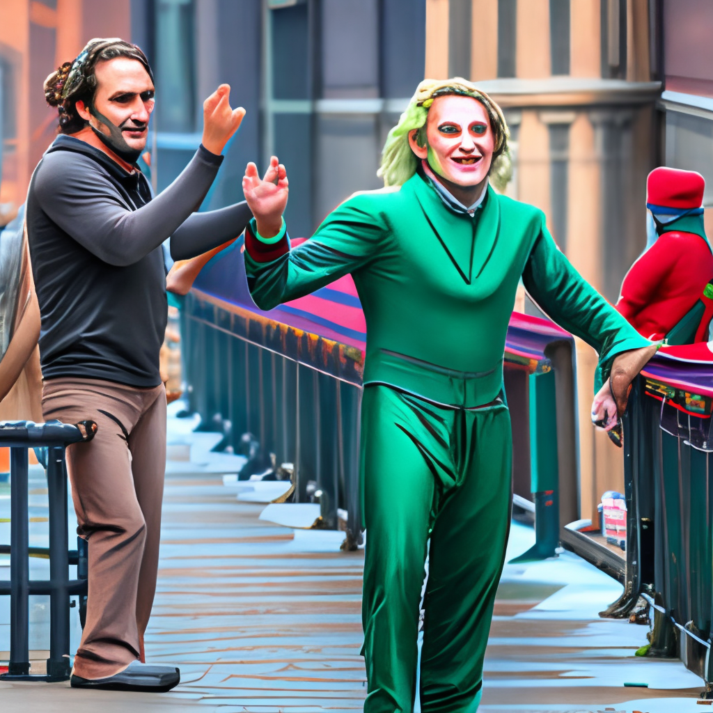 joaquin phoenix and lady gaga filming joker 2