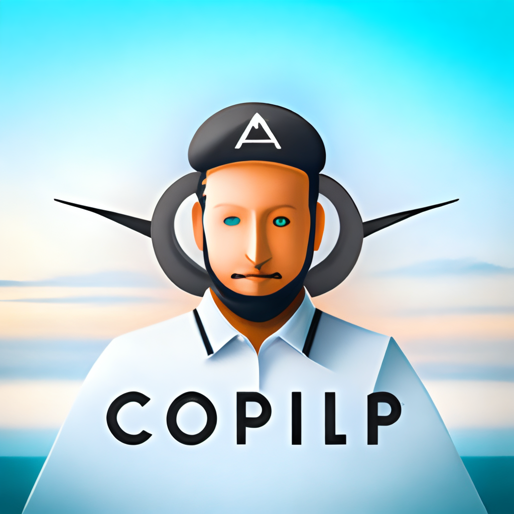 a minimalist and elegant logo for a creative copilot app, with a simple and clean design featuring a stylized letter C and a paintbrush stroke