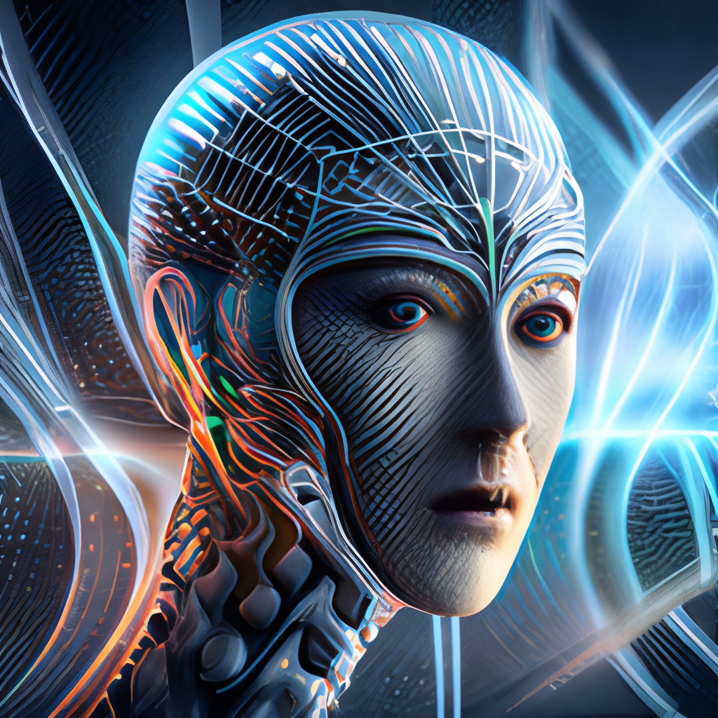 complex 3d render ultra detailed of a beautiful porcelain profile woman android face, cyborg, robotic parts, 150 mm, beautiful studio soft light, rim light, vibrant details, luxurious cyberpunk, lace, hyperrealistic, anatomical, facial muscles, cable electric wires, microchip, elegant, beautiful background, octane render, H. R. Giger style, 8k