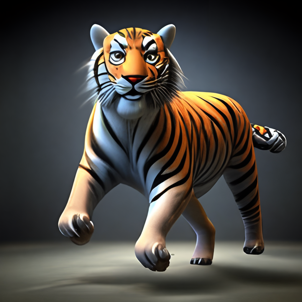 3D tiger