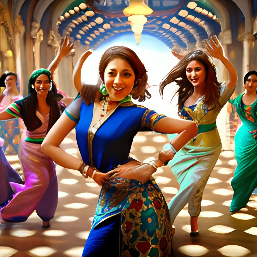 Bollywood music dance