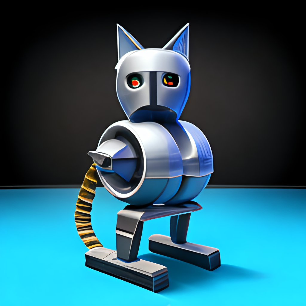 make a catoon robot who  can transfrom its self
