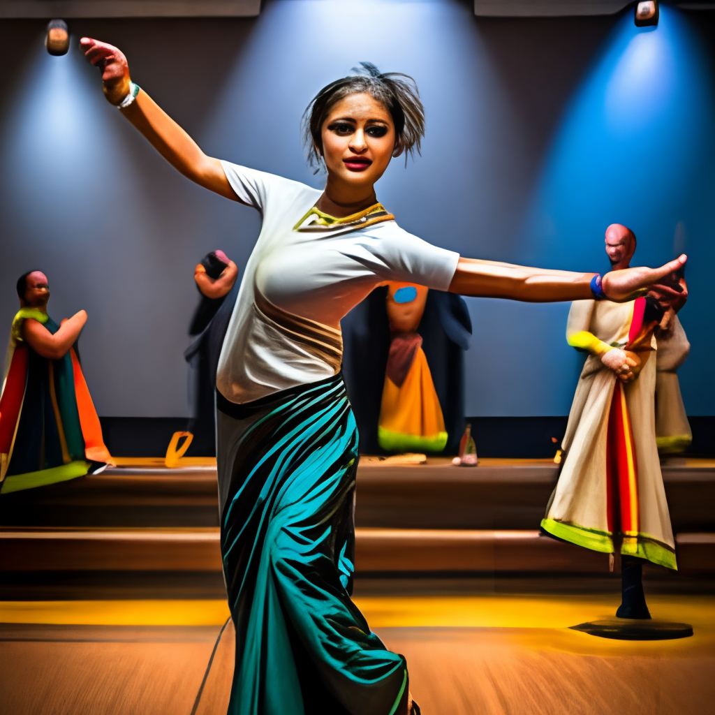 Bollywood dance expression