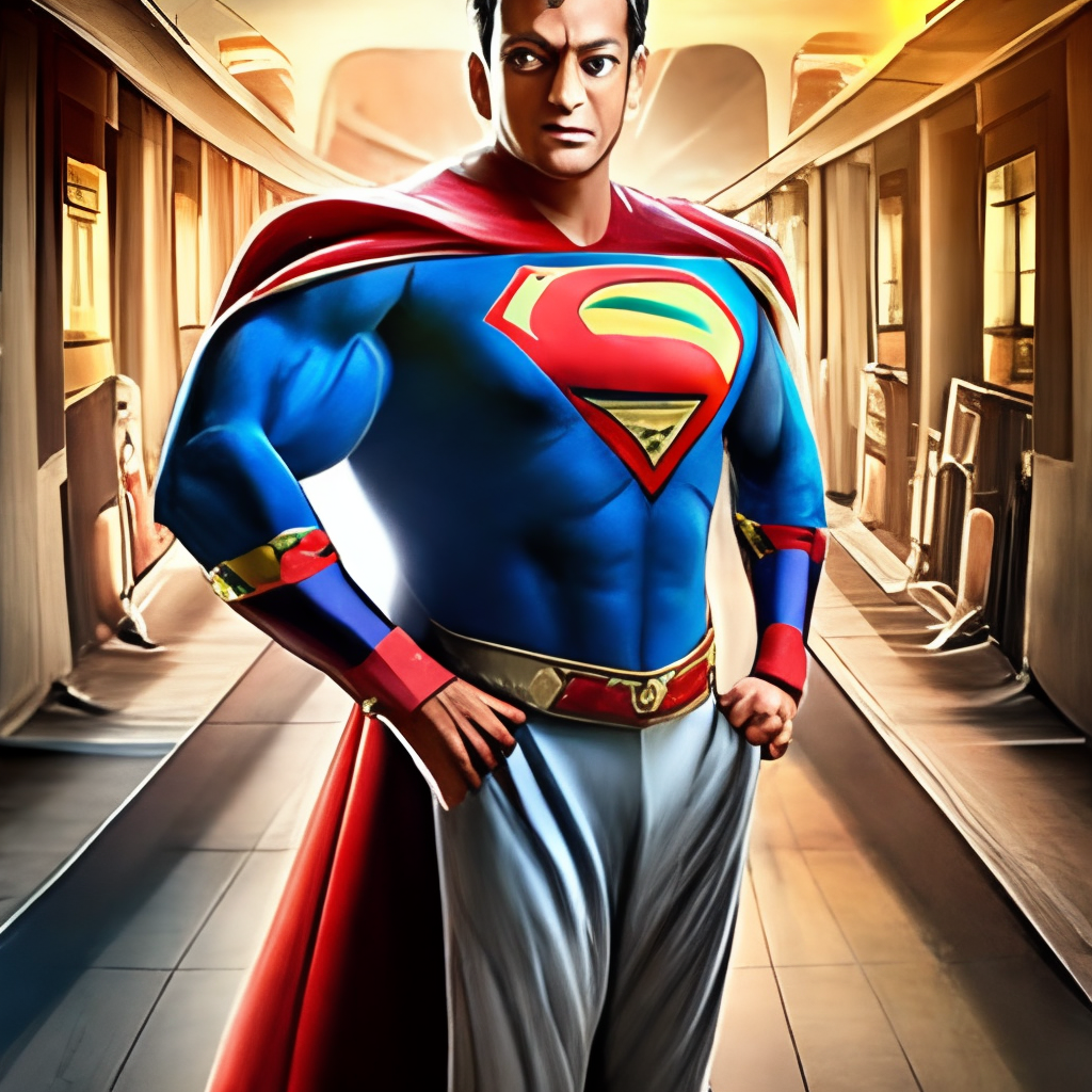 Salman Khan as superman