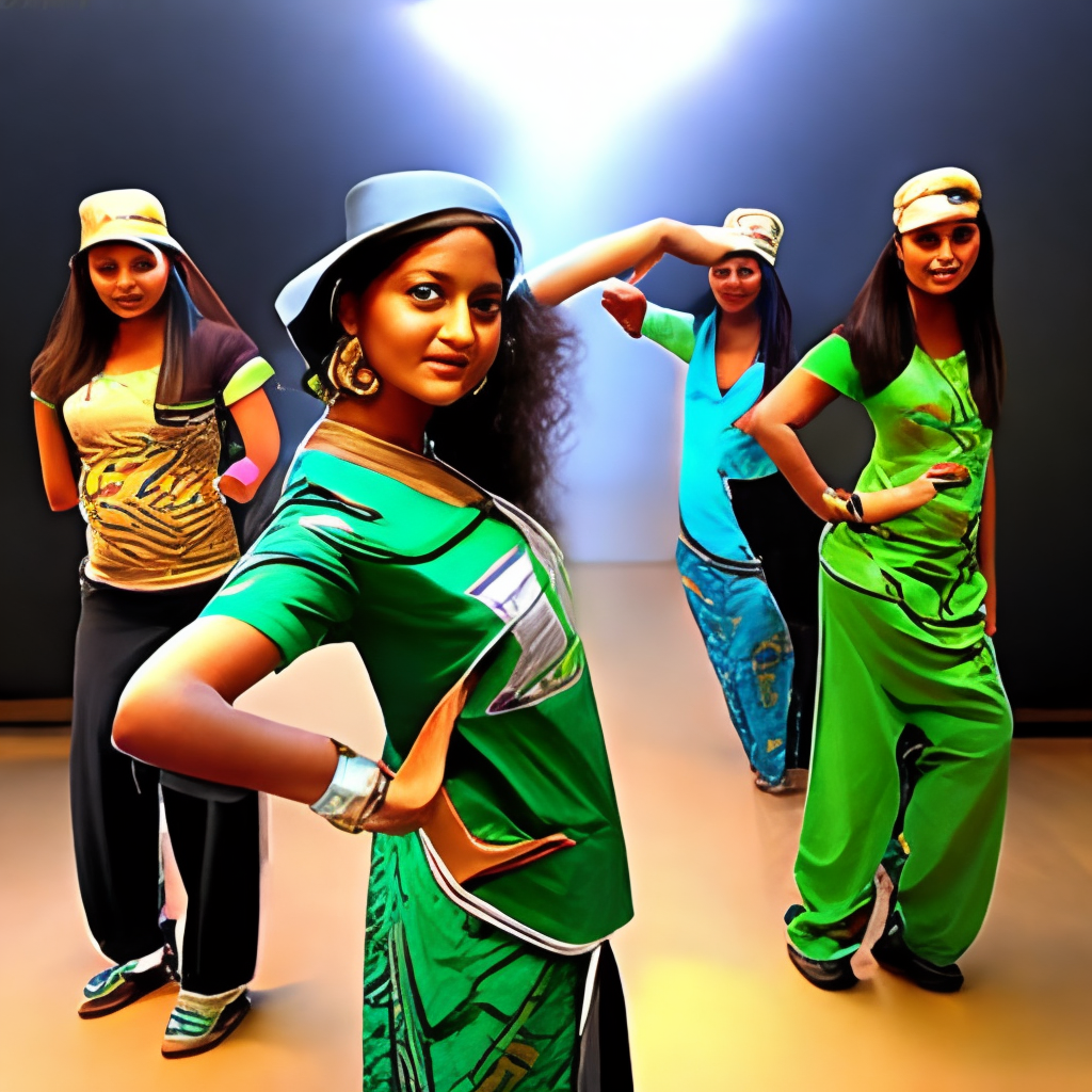 Desi beautiful hip hop dance