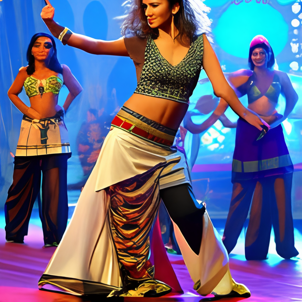Dancing bollywood actress