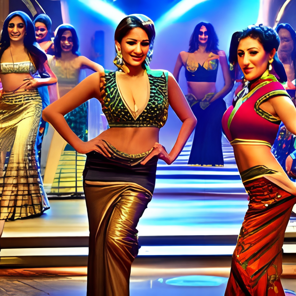 Dancing bollywood actress