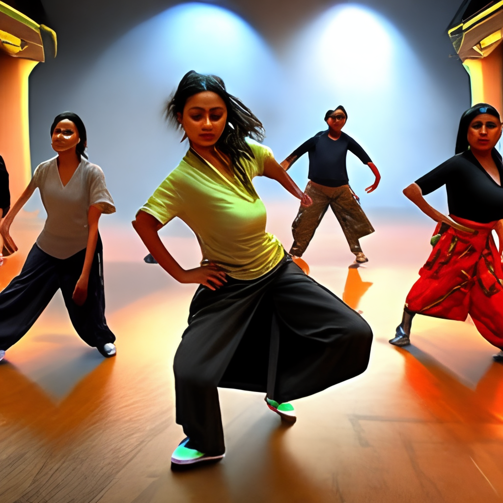 Indian female Hip hop dance 