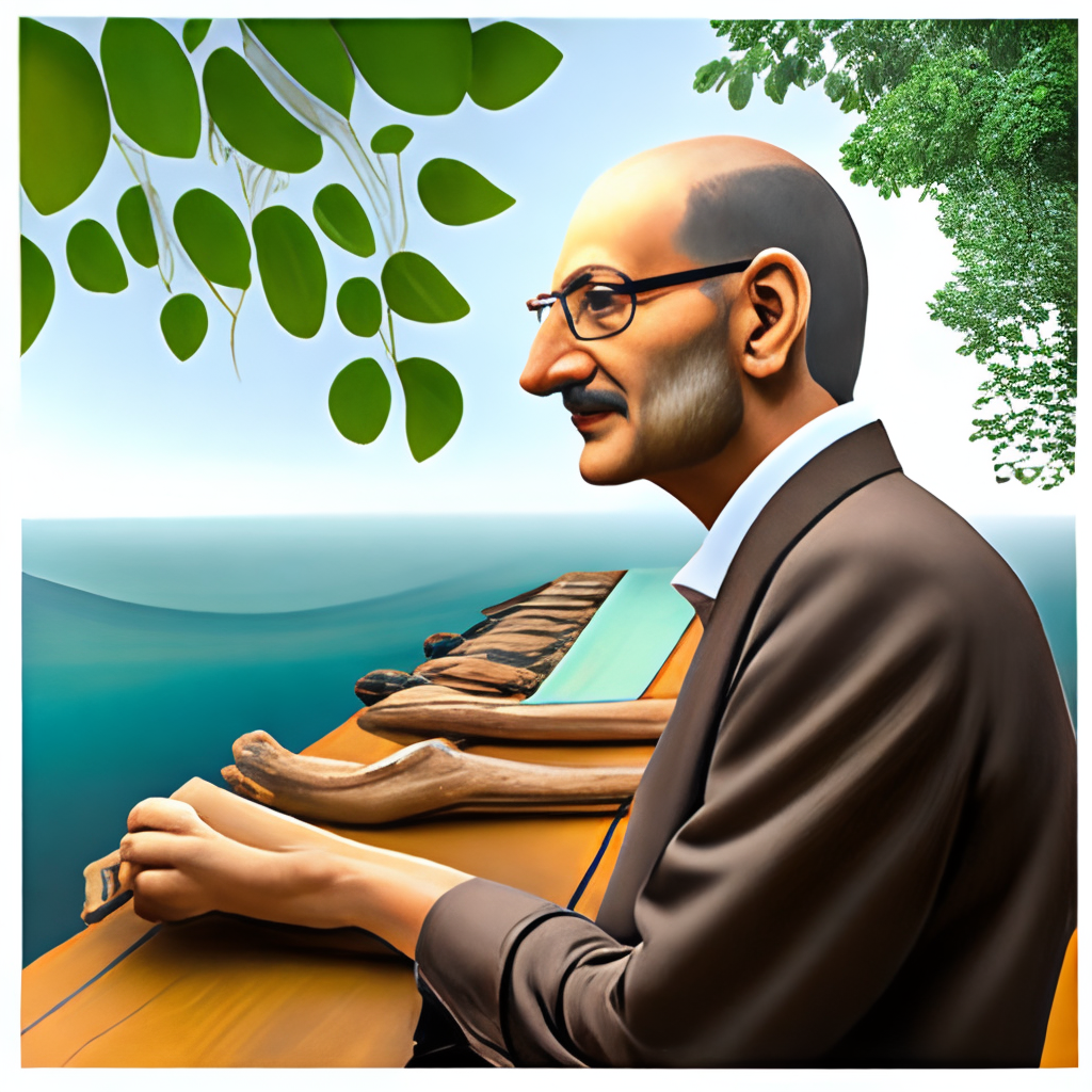 Este pensamento de Gandhi enfatiza a importância da paz e da harmonia na relação entre seres humanos e natureza. A sustentabilidade requer uma mudança de mentalidade em relação à nossa relação com o meio ambiente e com outras formas de vida. Devemos trabalhar em conjunto com a natureza e não contra ela, a fim de alcançar um equilíbrio sustentável.

