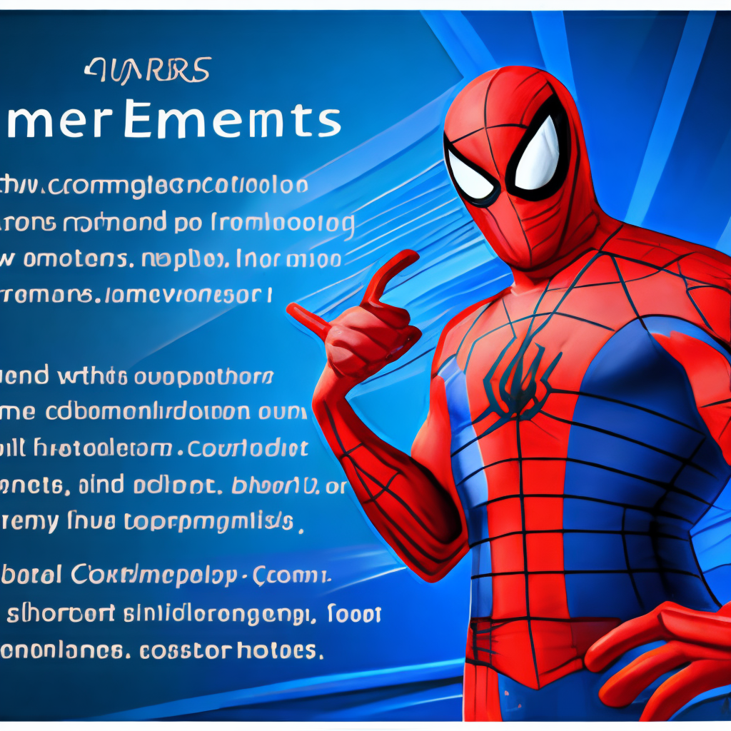
Spider-Man Design Elements

Spider Man img design 

As an AI language model, I'm not capable of creating images. However, I can describe some common design elements often associated with Spider-Man.

Red and blue color scheme: Spider-Man's suit typically consists of a red base with blue accents. This color combination is instantly recognizable and has become synonymous with the character.

Spider symbol: The black spider symbol on Spider-Man's chest is a defining element of his costume. The spider symbol is often depicted with elongated legs, giving it a dynamic and menacing appearance.

Webbing: The suit's webbing is a defining characteristic of Spider-Man's design. The webbing is typically depicted as white lines that run along the red portions of the suit, giving it a sleek and modern appearance.

Mask: Spider-Man's mask covers his entire face and is designed to resemble a spider's head. The mask typically has large white lenses for the eyes, which give it a distinctive look and help conceal Spider-Man's identity.

Athletic build: Spider-Man is known for his athletic build, which is often emphasized in his costume design. The suit is typically form-fitting and designed to showcase the character's muscular physique.

These are just a few of the design elements commonly associated with Spider-Man's costume. Different artists and designers may have their own interpretations and variations of the character's look.

