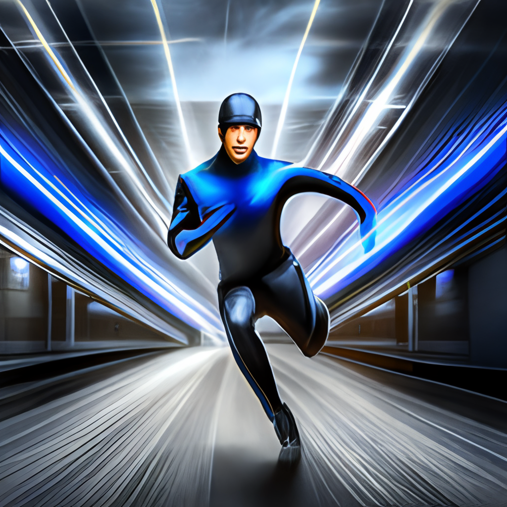 Black suit, Flash, running, 5a avenue, thunder blue, UHD