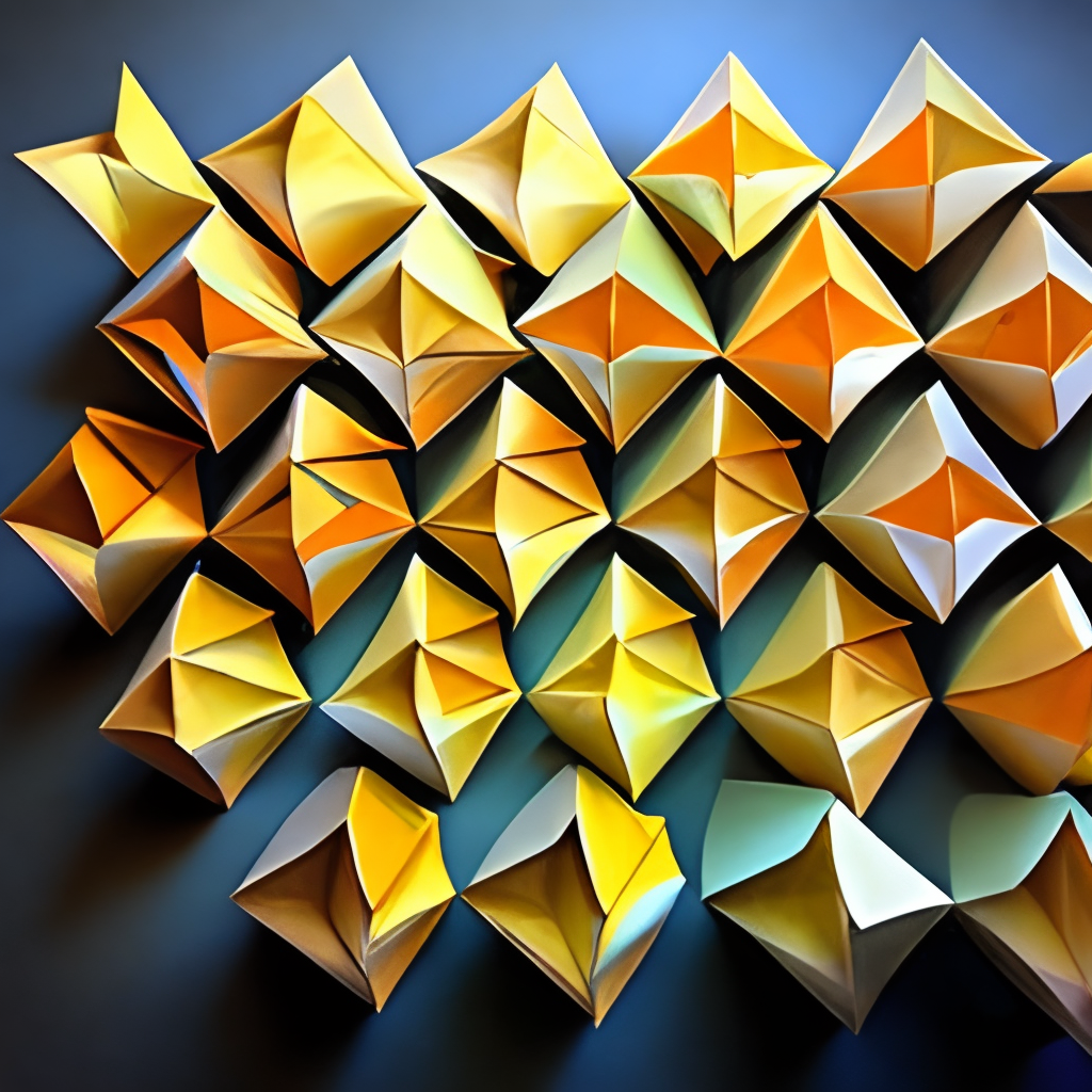 Origami tessellation 