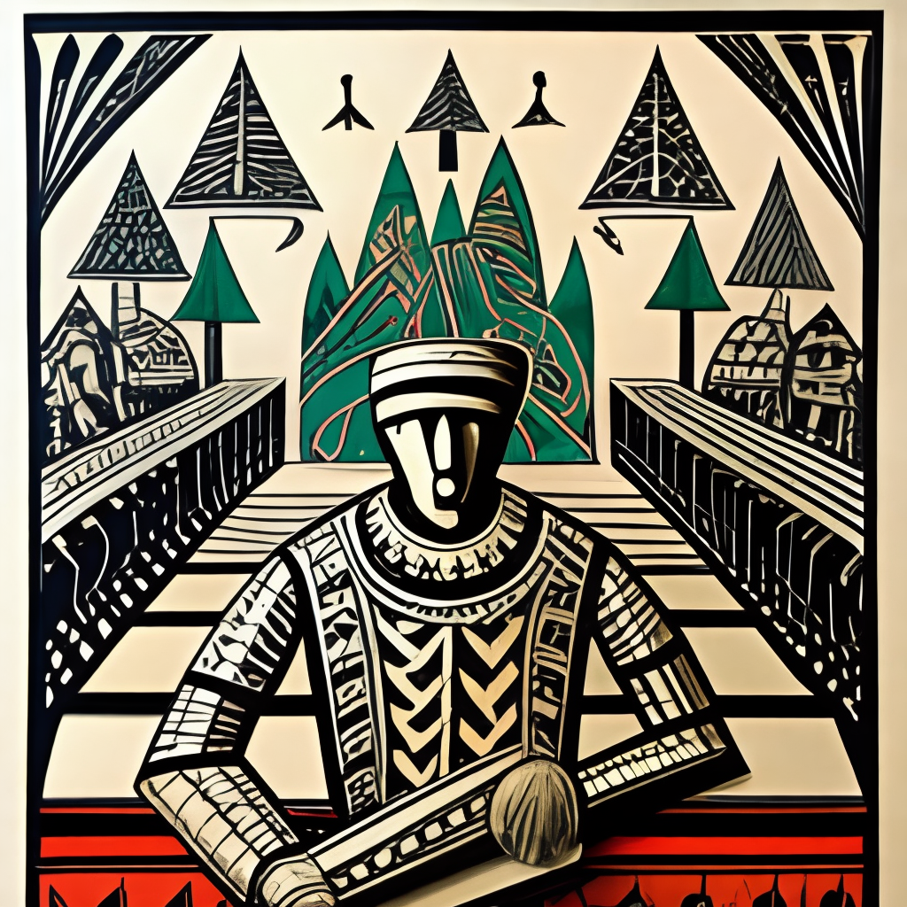 knight in armor woodcut