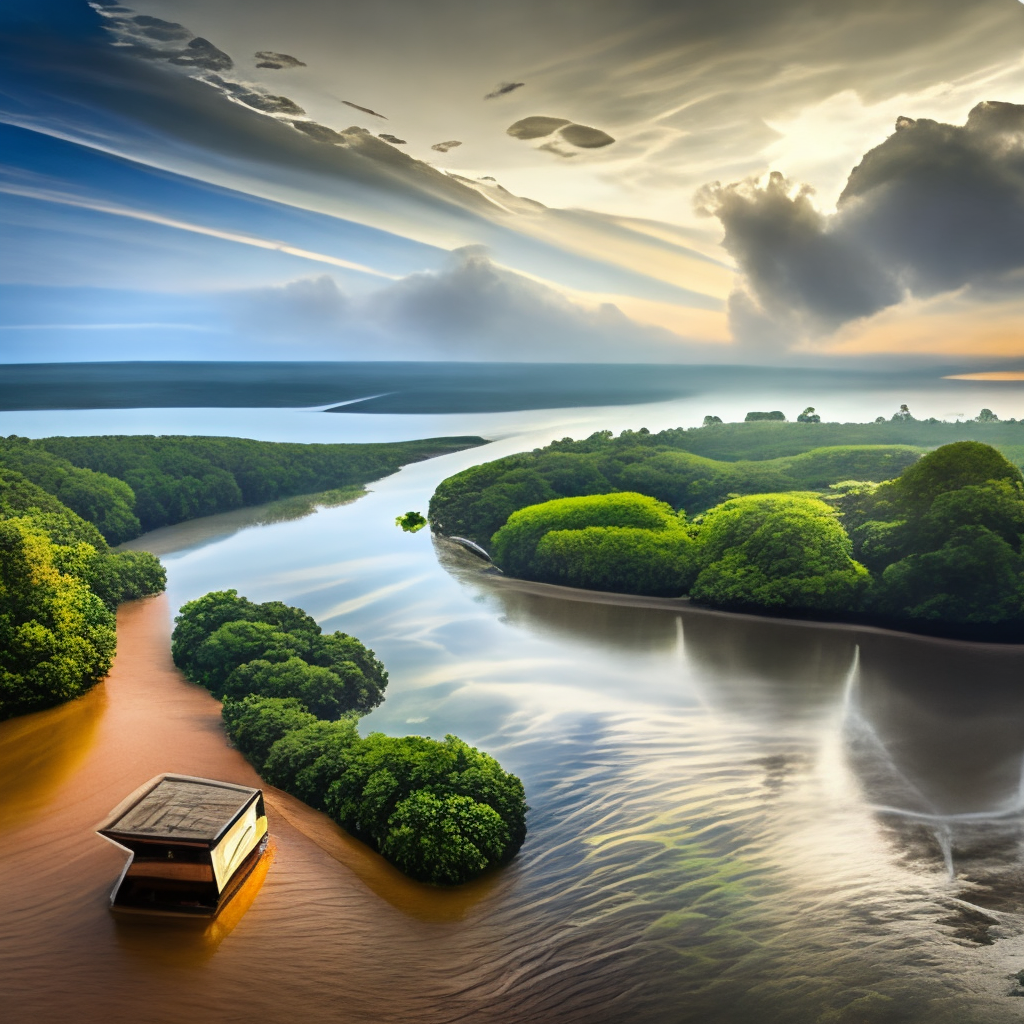 magical amazonian river