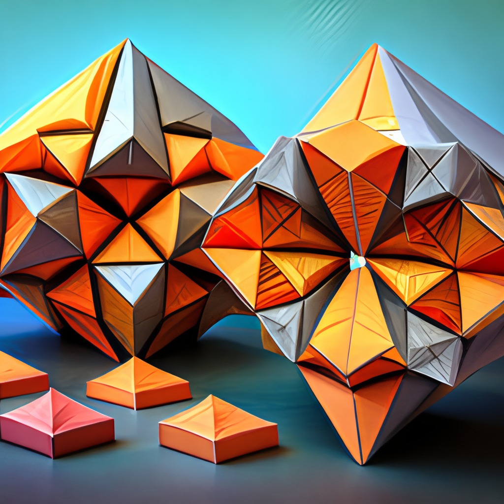 Origami tessellation in designing accessories  fashion 