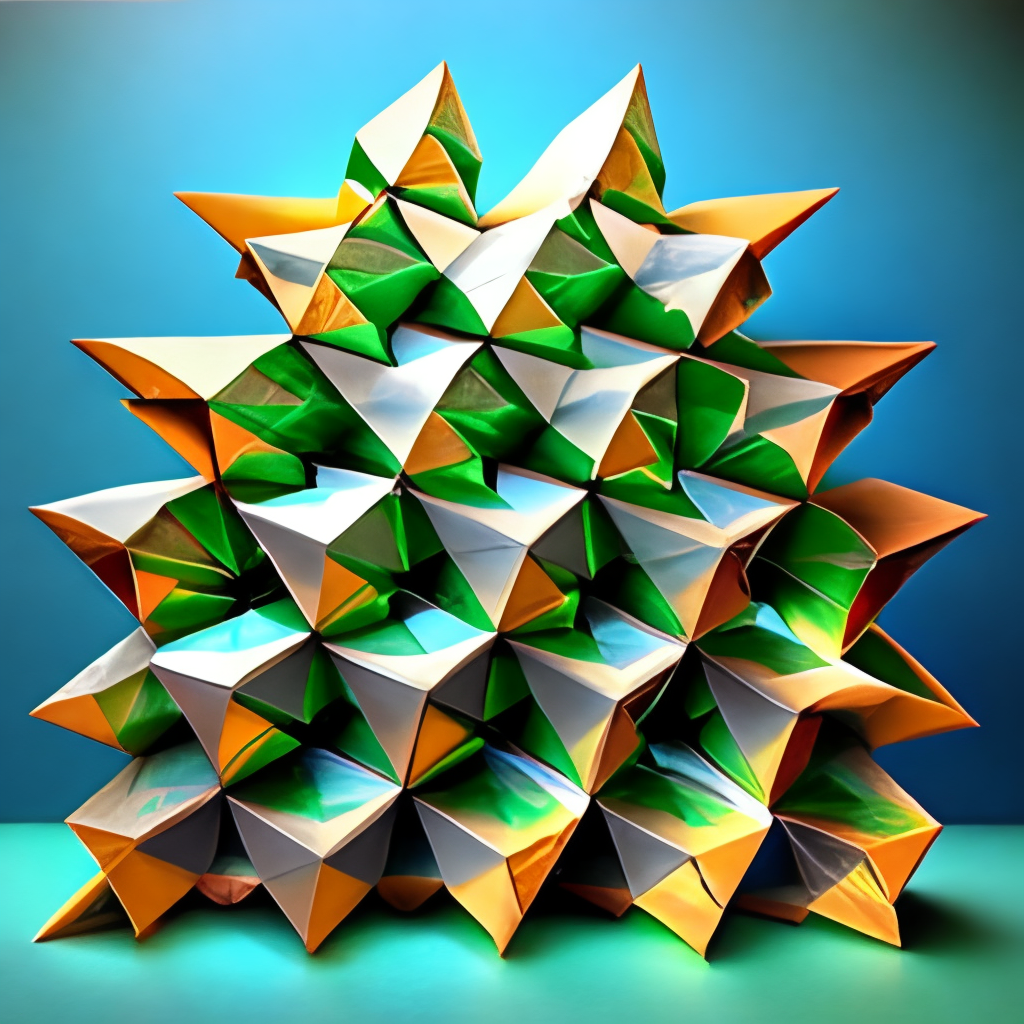 Origami tessellation 