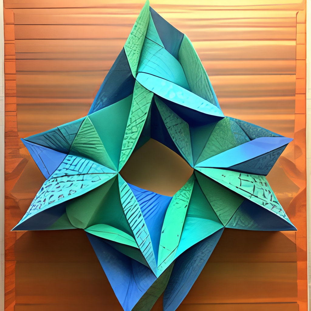 Origami tessellation herringbone 