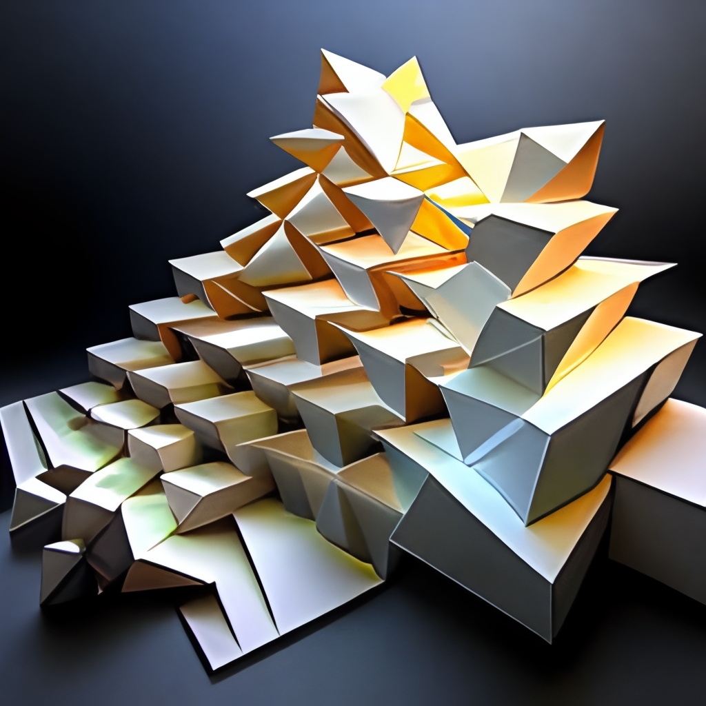 Origami architecture folding 
