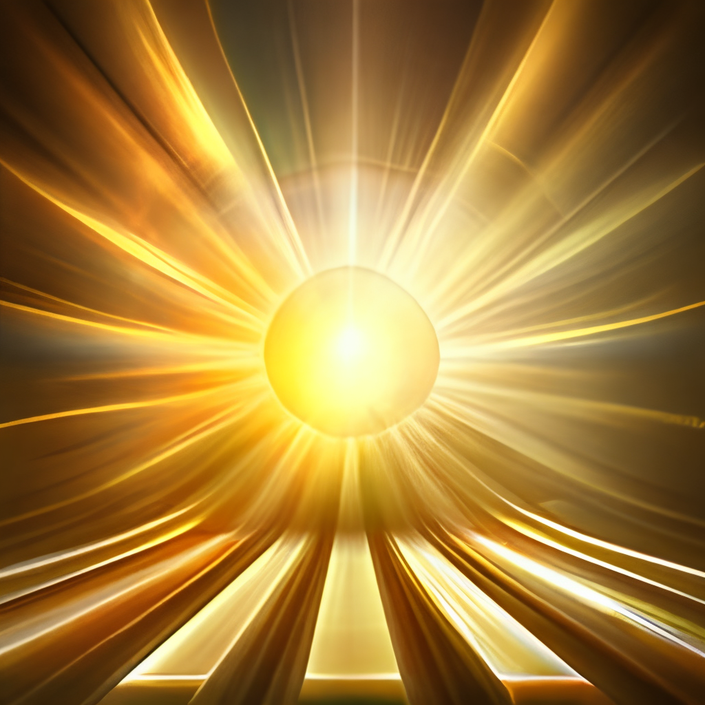  fortune irradiating golden light