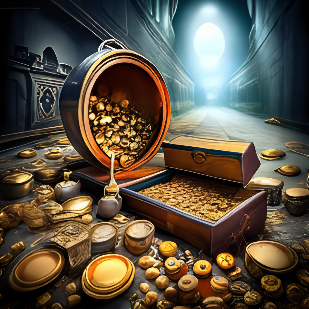 treasure and gold