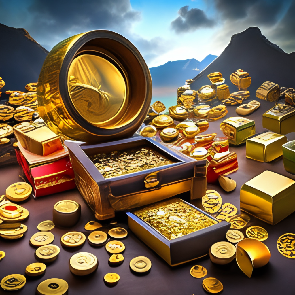 treasure and gold