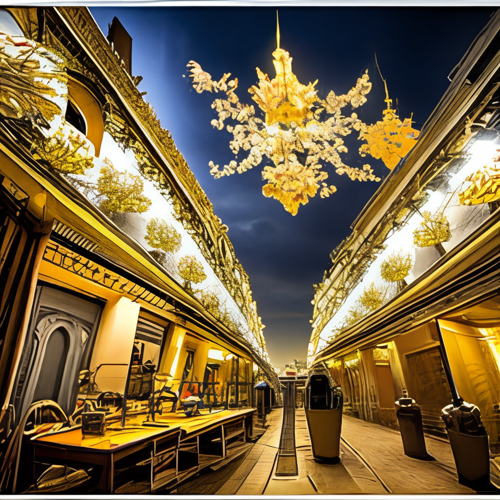 golden lights
