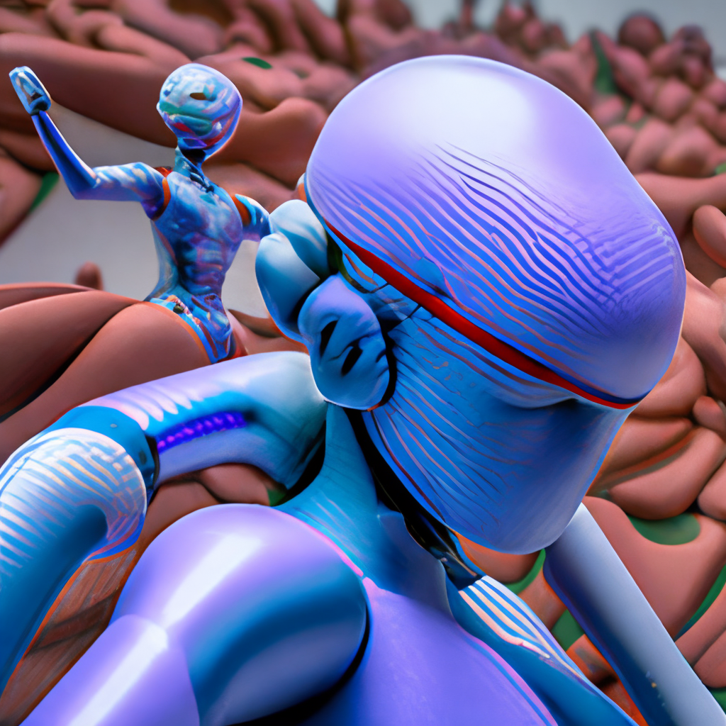 evangelion by kaws, james jean and salvador dali and shusei nagaoka, hyper realistic, 3D